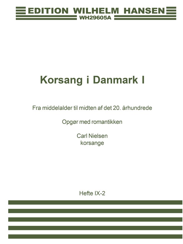 KORSANG I DANMARK 1 HEFTE 9,2
