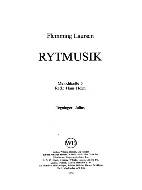 Rytmusik, Melodihaefte 5
