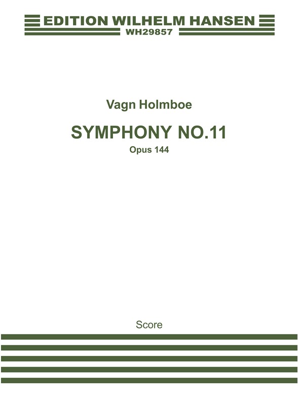 Holmboe: Symphony No.11 (Full Score)