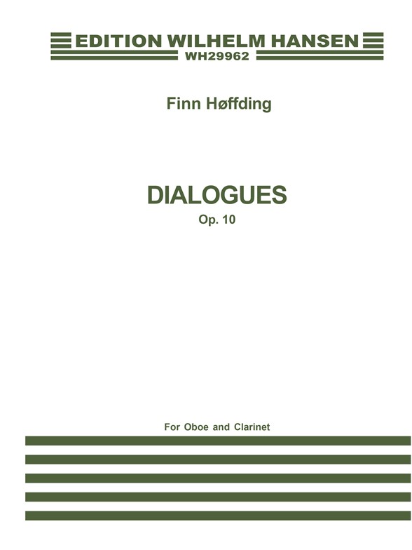 Finn Høffding: Dialogues Op.10 (Oboe/Clarinet)