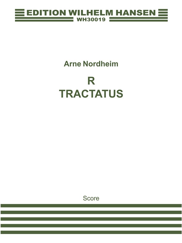 Arne Nordheim: Tractatus (Score)