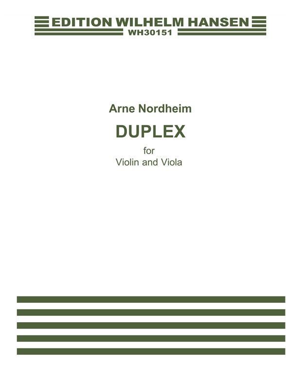 Arne Nordheim: Duplex (Violin/Viola)