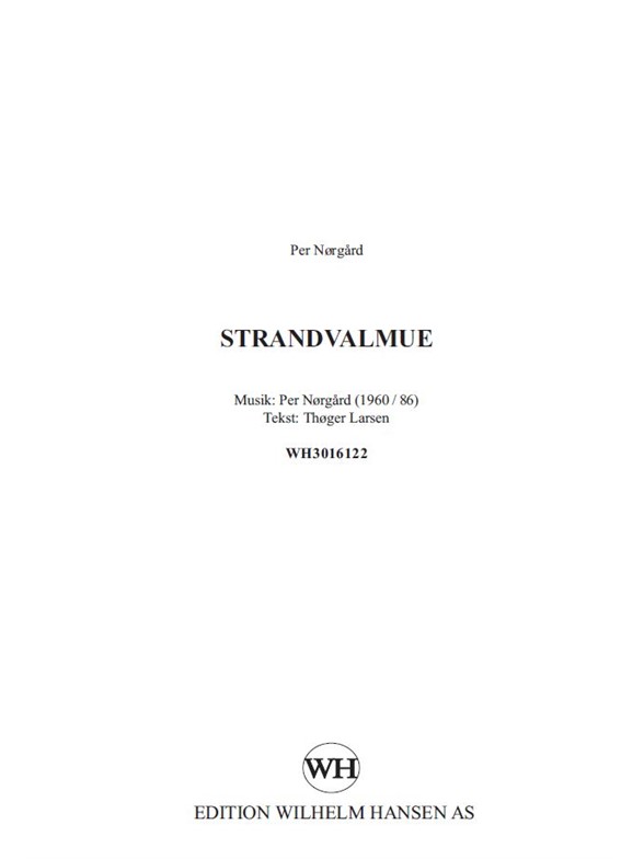 Norgard Strandvalmue Satb