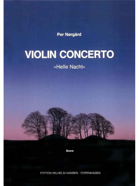 Per Nørgård: Violin Concerto 'Helle Nacht' (Score)