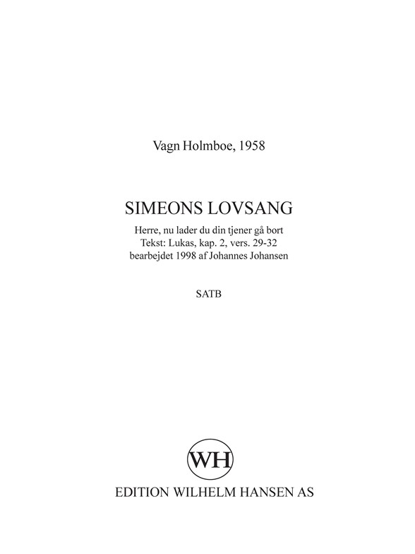 Simeons Lovsang