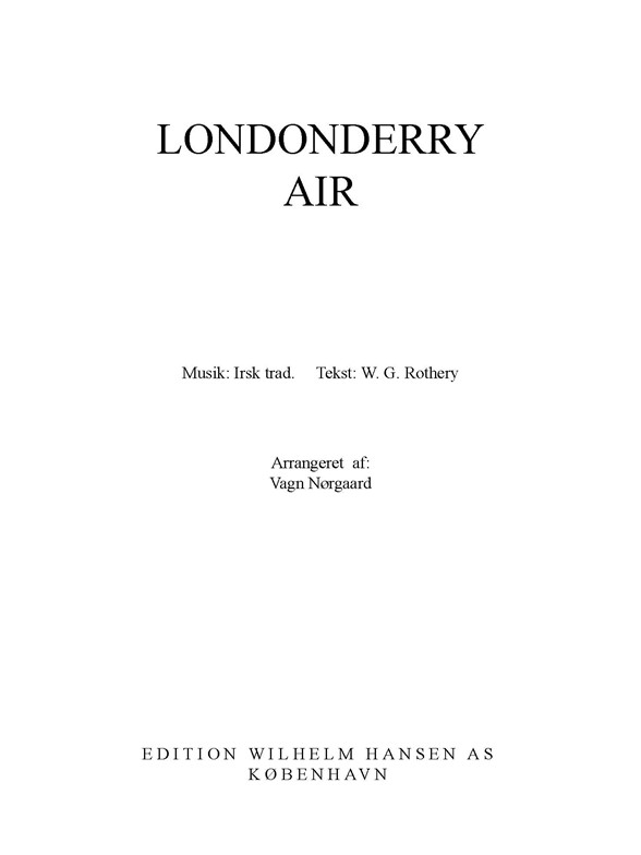 Londonderry Air