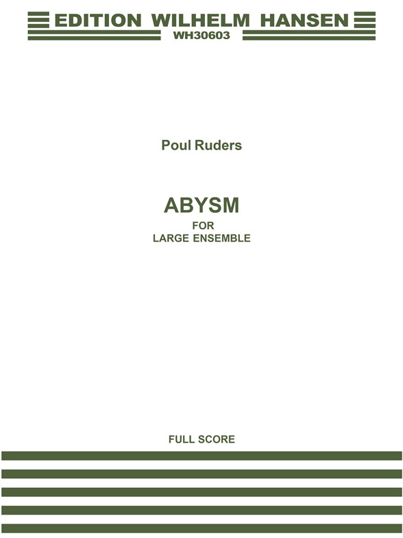 Poul Ruders: Abysm (Score)