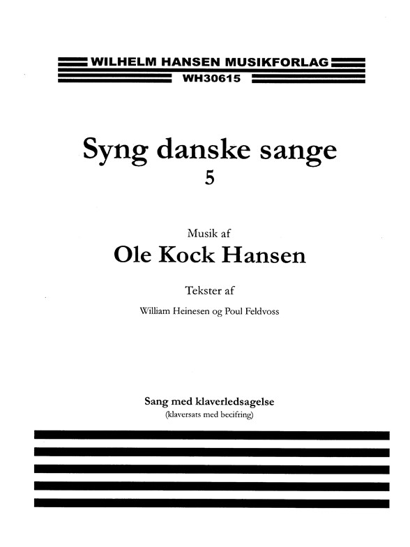 OLE KOCK HANSEN SYNG DANSKE SANGE 5 PV