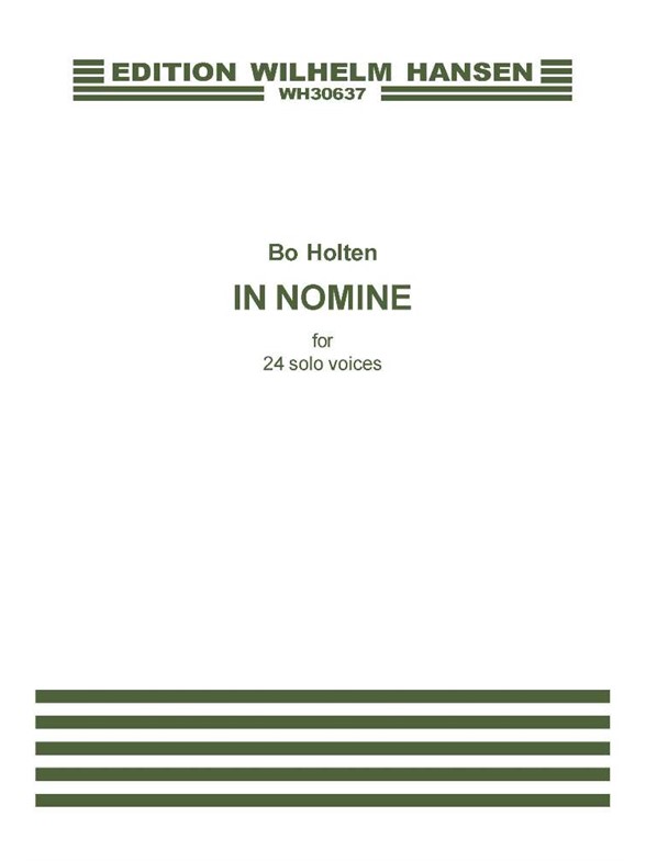 Bo Holten: In Nomine