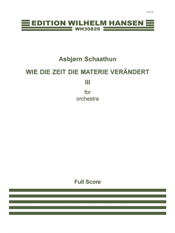 WIE DIE ZEIT DIE MATERIE VERÄNDERT III