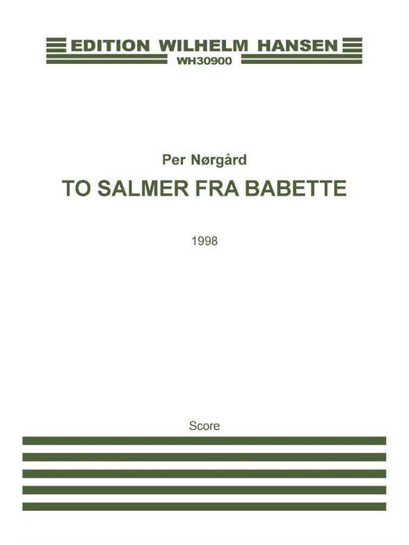 TO SALMER FRA BABETTES GÆSTEBUD