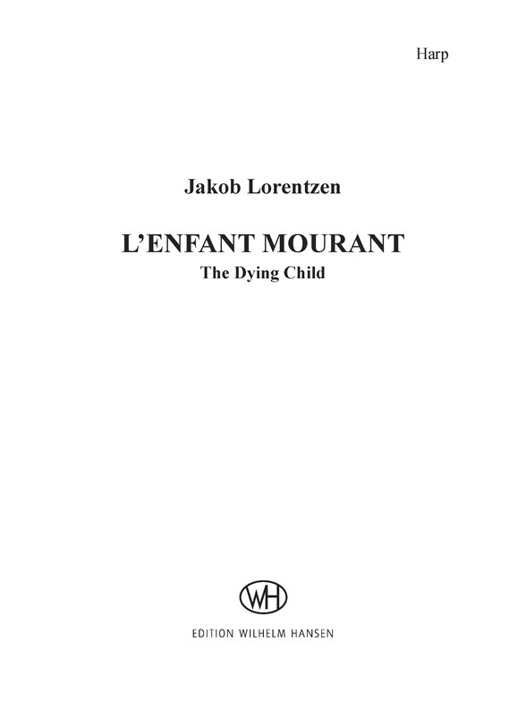 L'ENFANT MOURANT - THE DYING CHILD
