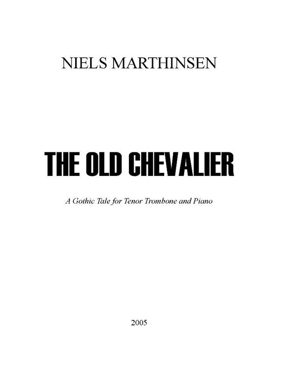 THE OLD CHEVALIER