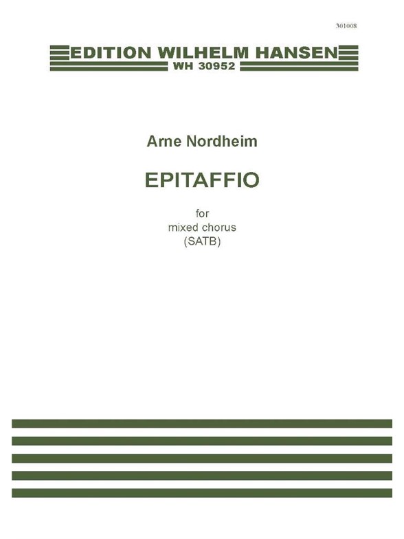 Arne Nordheim: Epitaffio (SATB)
