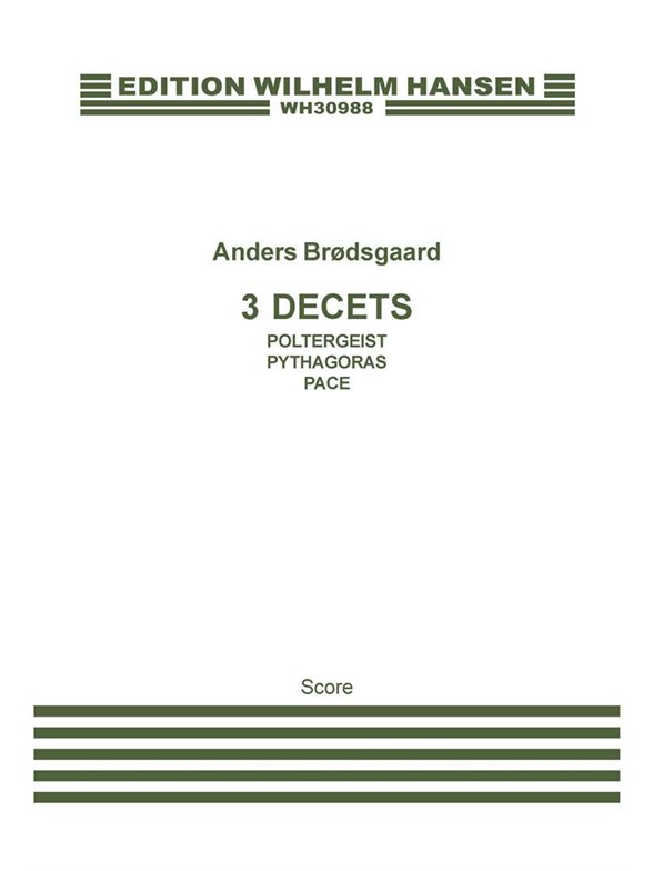 3 DECETTER - POLTERGEIST,PYTHAGORAS, PACE