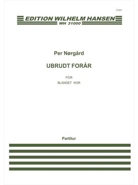 NORGARD PER/HEIN PIET UBRUDT FORAR SSATB A CAPPELLA CHORAL