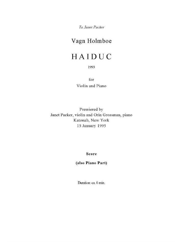 HAIDUC OP. 193