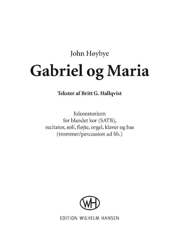 GABRIEL OG MARIA - STEMMESÆT