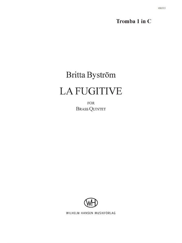 BRITTA BYSTRÖM LA FUGITIVE PTS