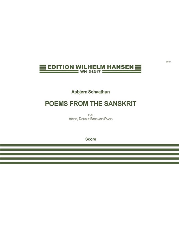 POEMS FROM THE SANSKRIT