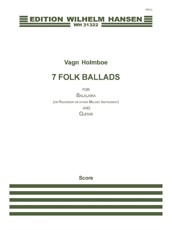 Holmboe 7 Folk Ballads Plsc