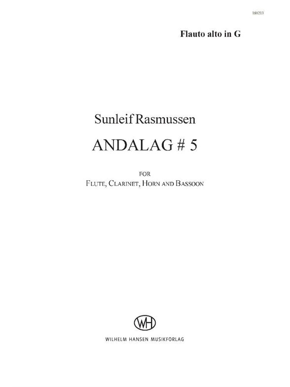 SUNLEIF RASMUSSEN ANDALAG #05 PTS
