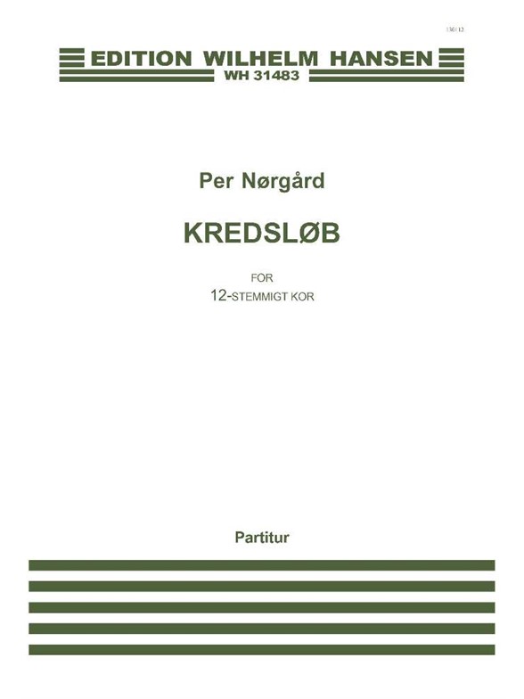 NORGARD PER KREDSLOB CHORAL SCORE