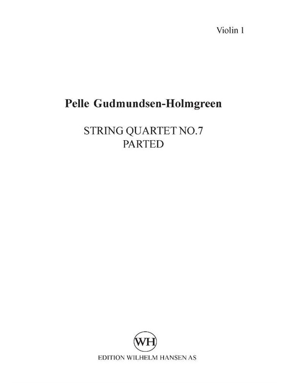 Holmgreen String Quartet No.7 Pts
