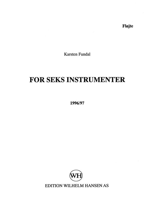 KASTEN FUNDAL FOR SEKS INSTRUMENTER PTS