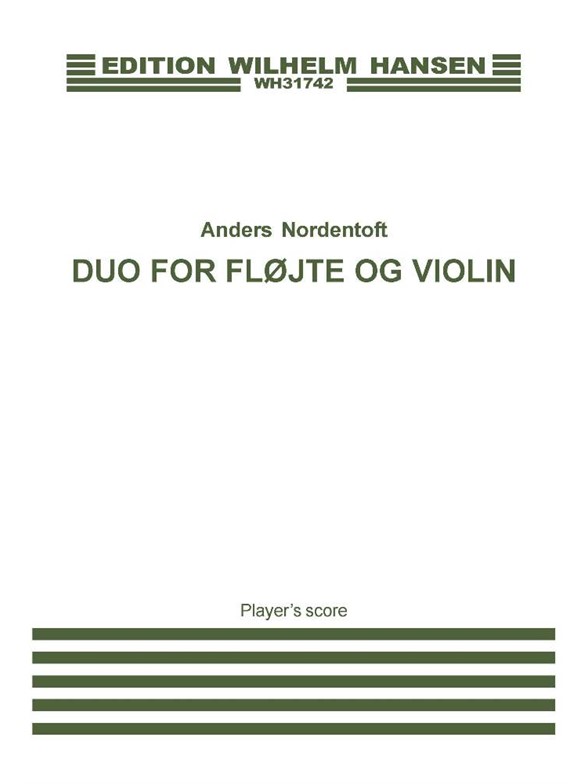 Nordentoft Duo For Flt And Vln Plsc