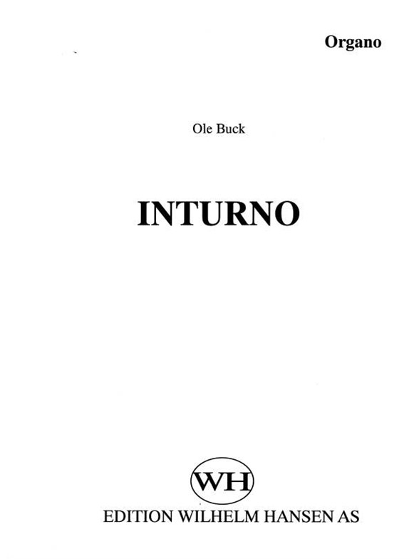 Buck Inturno For 5 Instruments Pts