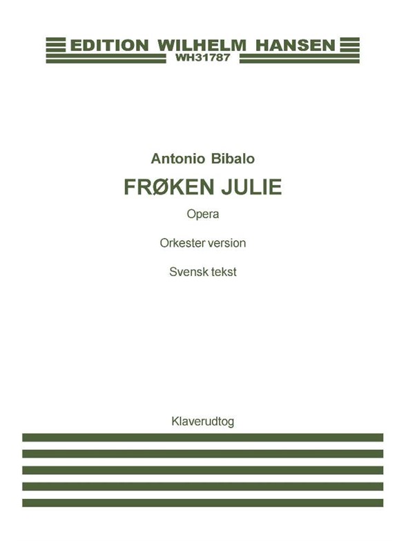 Bibalo Frãken Julie Pfred Orch Vers.