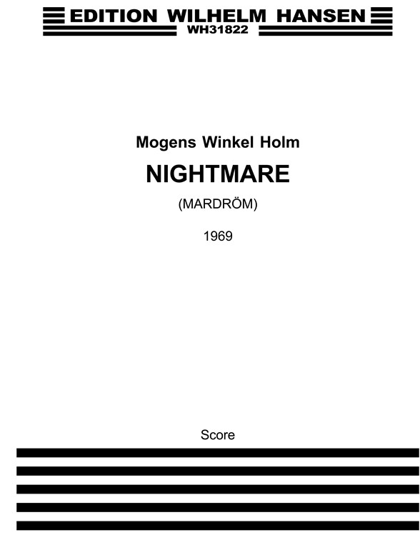 Holm Nightmare Op.30/1 Sc