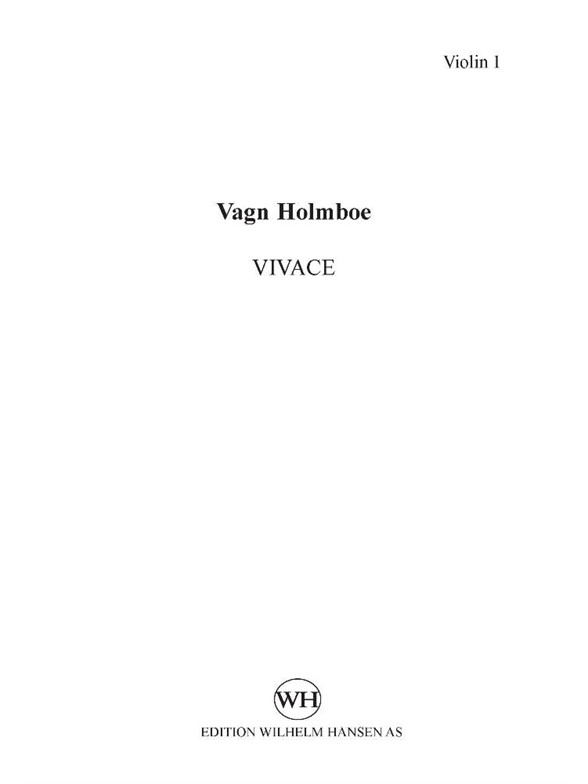 Holmboe Vivace - Tempo Di A... Pts