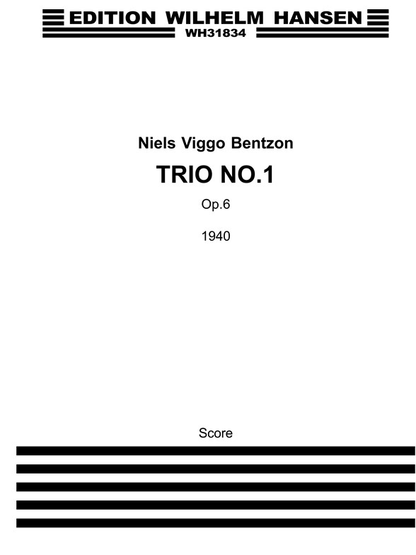 Bentzon Trio No.1 Op.6 Sc