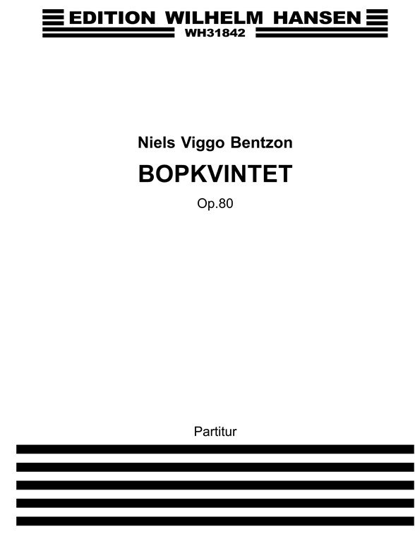 Bentzon Bopkvintet Op.80 Sc