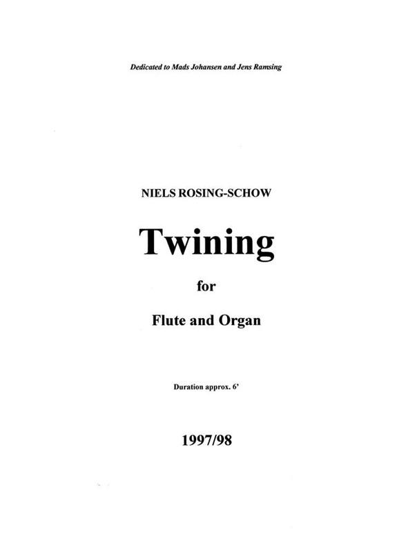 Rosing-Schow Twining Flt/Org