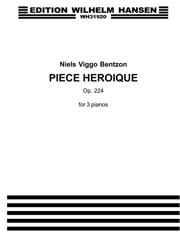 Bentzon Piece Heroique Op.224 Pf