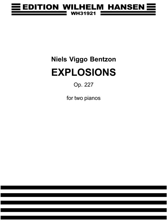 Bentzon Explosions Op.227 For 2 Pf