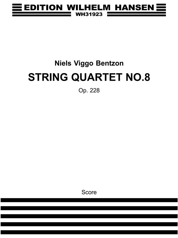 Bentzon Str 4tet No.8 Op.228 Sc