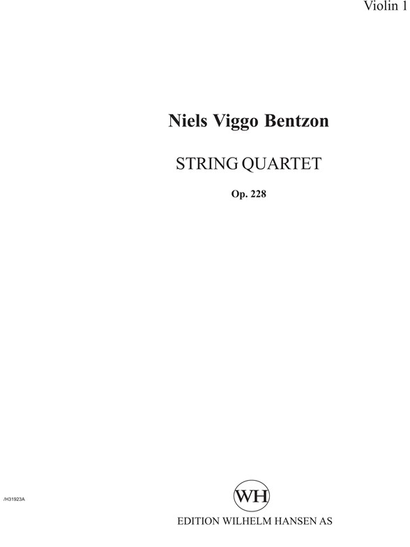 Bentzon Str 4tet No.8 Op.228 Pts