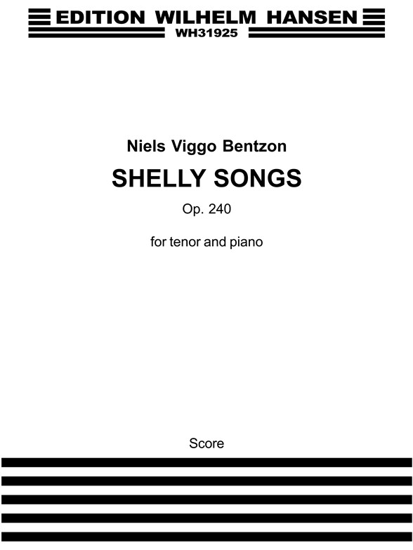 Bentzon Shelly Songs Op.240 Ten/Pfa