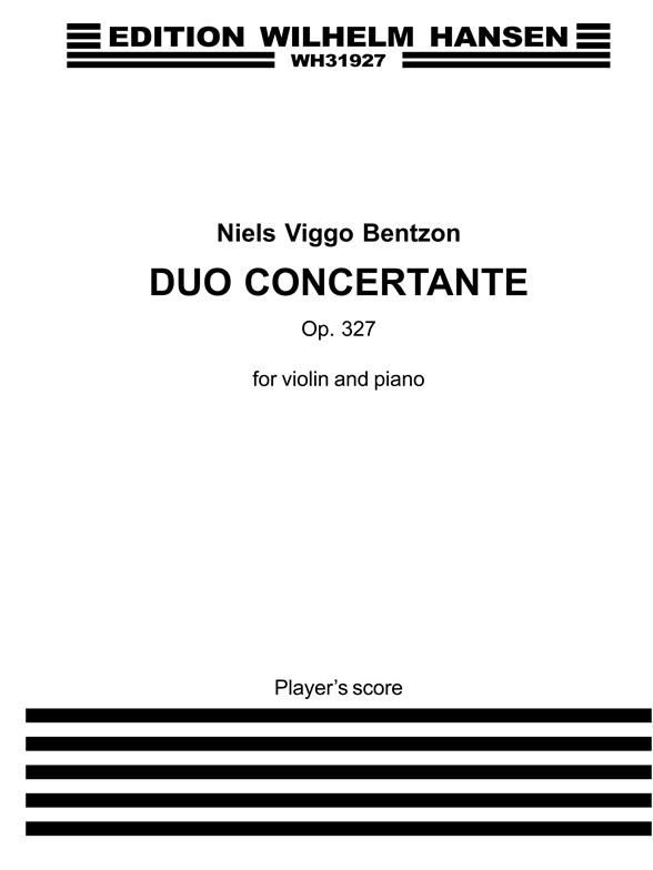 Bentzon Duo Concertante Op.327 Plsc