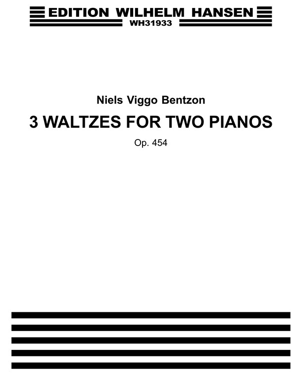 Bentzon 3 Waltzes For 2... Op.454 Pf