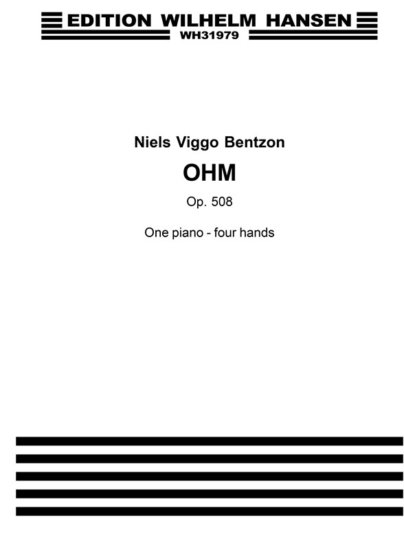 Bentzon Ohm Op.508 Pf