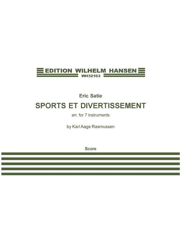 Satie Arr. Rasmussen Sports Et Divertissement For Ensemble Sc