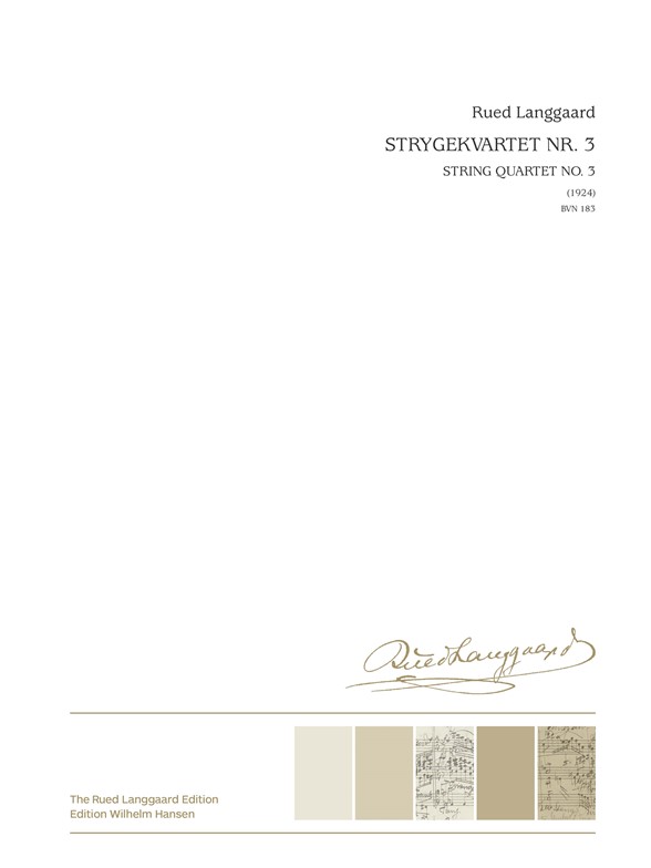 Rued Langgaard: Strygekvartet nr. 3