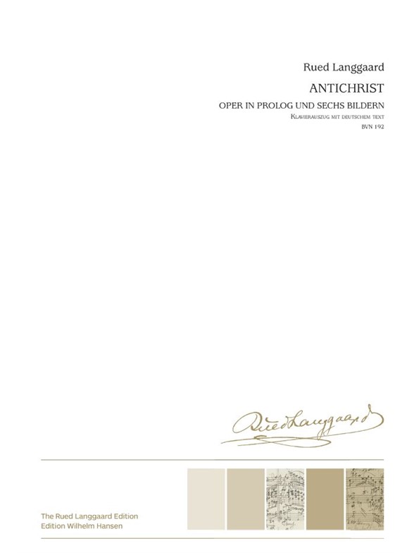 Rued Langgaard: Antikrist / Antichrist (German Vocal Score)