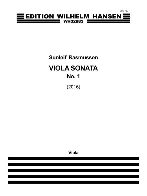 Sunleif Rasmussen: Viola Sonata No.1