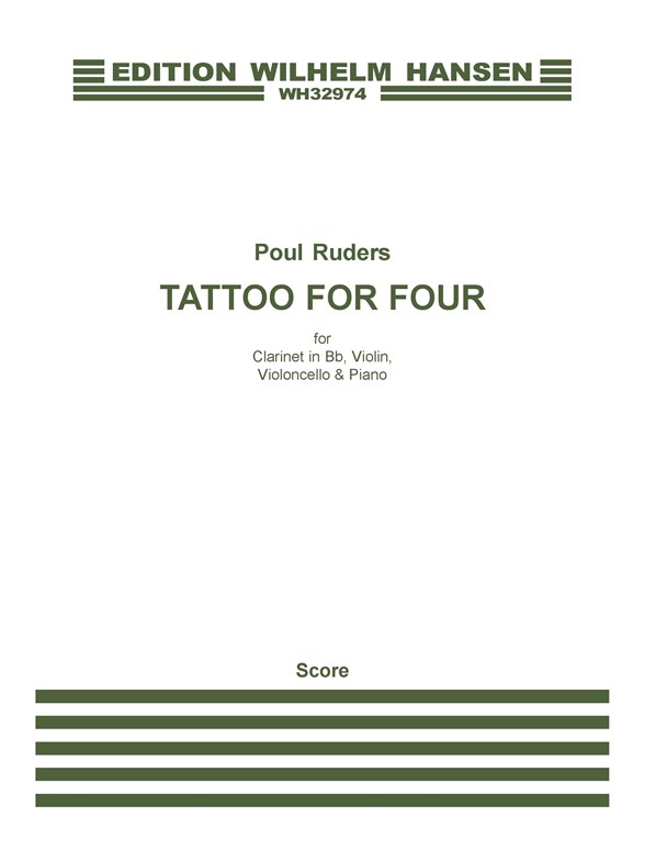 Poul Ruders: Tattoo For Four (Score)